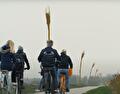 Graanhalmen wijzen de weg