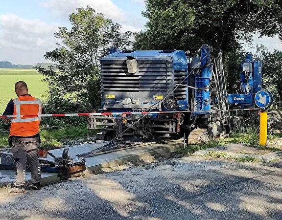 Start aanleg nieuwe fietspad